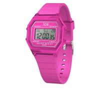ICE-WATCH - Ice Digit Retro Neon Pink - Reloj Rosa para Mujer con Correa de Silicona - 022887 (Small)