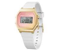 Ice-Watch - ICE digit retro White Dreamscape - Reloj blanco para Mujer con Correa de polyamide - 022716 (Small) Blanco, rosa y amarillo