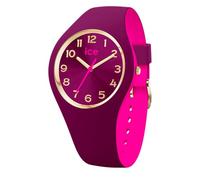 ICE-WATCH - ICE duo chic Burgundy pink - Reloj rojo para Mujer con Correa de silicona - 023276 (Small)