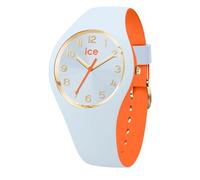 ICE-WATCH - ICE duo chic Light blue orange - Reloj azul para Mujer con Correa de silicona - 023278 (Small)
