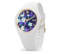 ICE-WATCH - Ice Flower Digital Purple - Reloj Blanco para Mujer con Correa de Silicona - 021734 (Small)