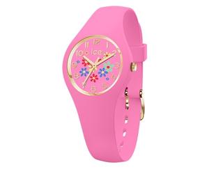 ICE-WATCH - Ice Flower Pinky Bloom - Reloj Rosa para Mujer con Correa de Silicona - 021731 (Extra Small)