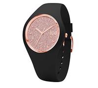 Ice-Watch - ICE glitter Black Rose-Gold - Reloj negro para Mujer con Correa de silicona - 001353 (Medium)
