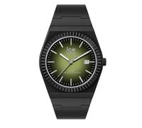 ICE-WATCH - Ice Power PW1 Black Khaki Radical - Reloj Negro para Hombre con Correa de Silicona - 025762 (41mm)