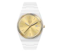 ICE-WATCH - Ice Power PW1 Golden White - Reloj Blanco para Mujer con Correa de Silicona - 024765 (Small)