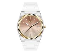 ICE-WATCH - Ice Power PW1 White Sunset Cappuccino - Reloj transaprente para Mujer con Correa de Silicona - 024773 (Small)