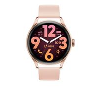Ice-Watch - Ice Smart 3.0-1.2 Rose-Gold Nude AMOLED GPS - Reloj Conectado Redondo Rosa Oro para Mujer con Correa de Silicona - 025103 (1.20 Pulgadas)