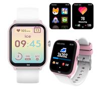 ICE-WATCH - Ice Smart Junior 3.0 Pink White 1.75 AMOLED - Reloj Rosa para Niña con Correa de Silicona - 024297 (1.75 Pulgadas)