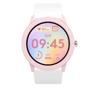 ICE-WATCH - Ice Smart Junior 3.0 Pink White - Reloj Conectado Redondo Rosa para niña con Correa de Silicona - 025248 (1,19 Pulgadas)