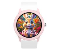 ICE-WATCH - Ice Smart Junior 3.0 Pink White - Reloj Conectado Redondo Rosa para niña con Correa de Silicona - 025248 (1,19 Pulgadas)