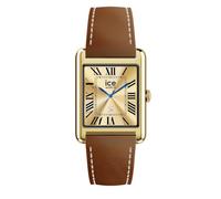 ICE-WATCH - Ice Smart TKS 2.0 Gold Camel Smooth - Reloj Dorado para Mujer con Correa de Cuero - 025619 (1.41 Pulgadas / 32mm) - Reloj Inteligente, Seguimiento de la Actividad física y la Salud