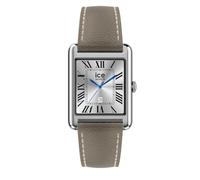 ICE-WATCH - Ice Smart TKS 2.0 Silver Grey Grain - Reloj Plateado para Mujer con Correa de Cuero - 025621 (1.41 Pulgadas / 32mm) - Reloj Inteligente, Seguimiento de la Actividad física y la Salud
