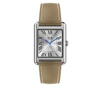 ICE-WATCH - Ice Smart TKS 2.0 Silver Taupe Grain - Reloj Plateado para Mujer con Correa de Cuero - 025622 (1.41 Pulgadas / 32mm) - Reloj Inteligente, Seguimiento de la Actividad física y la Salud