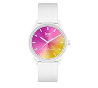 Ice-Watch - ICE solar power Sunset california - Reloj blanco para Mujer con Correa de silicona - 018475 (Small)
