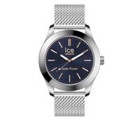 ICE-WATCH - Ice Steel Silver Dark Blue - Reloj Plata y Azul para Hombre con Correa de Metal - 023794 Medium (43mm)