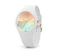 Ice-Watch - ICE sunset Golden horizon - Reloj blanco para Mujer con Correa de silicona - 020637 (Medium)