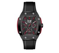Ice-Watch, Reloj Ice boliday Prestige Negro y Rojo para Hombre, Negro con Correa de Silicona, 024740 (tamaño Grande)