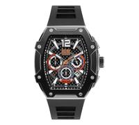 ICE-WATCH - Ice Boliday Black Silver Steel - Reloj Negro para Hombre con Correa de Silicona - 024363 Large (47mm)