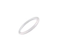 Ice White Jade Bangle for Women Chalcedony Natural Good Luck Fashion Fashion Bangle Round Stone Stone Bangle for Woman Yoga Meditation Birthday (Yuanyusui Bangle12,60-61 mm)
