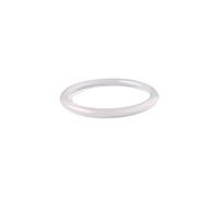 Ice White Jade Bangle for Women Natural Chalcedony Good Luck Fashion Fashion Bangle Round Stone Bangle para Mujer Meditación de Yoga Regalo de cumpleaños (Yuanyusui Bangle12, 62-63 mm)