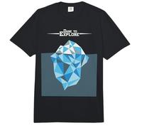 Iceberg Poligonal Explora El Glaciar Ártico del Polo Norte Comfort Colors Adult Heavyweight T-Shirt