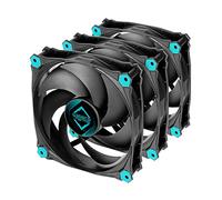 Iceberg Thermal IceGALE Silent PWM 120 mm (3 Piezas)- operación silenciosa, 1600 RPM, 4 Pin, PWM, 21.8 dBA, Ventilador PC 120mm (negro)