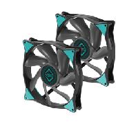 VENTILADOR 140X140 ICEBERG-THERMAL ICEGALE BLACK 2P