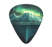 Iceberg Under the Iceberg - Juego de 12 púas de guitarra finas, medianas y gruesas, adecuadas para guitarra, bajo, guitarra eléctrica y ukelele