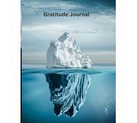 Icebergs Above & Below Antarctic Ocean Journal: 8.5 x 11 100 lined pages in softcover notebook