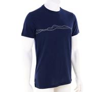 Icebreaker 150 Tech Lite SS Tee Mountain Pulse Caballeros T-Shirt XXL Azul oscuro