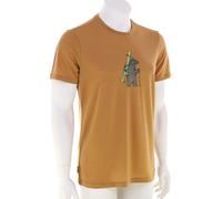 Icebreaker 150 Tech Lite Tee Bear Tour Caballeros T-Shirt S Marrón