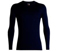 Icebreaker 200 Oasis LS Crewe Midnight Navy Camiseta de hombre XXL