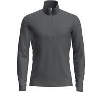 Icebreaker 200 Oasis Mérinos 1/2 Zip vêtement running homme XL Gris/argent