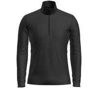 Icebreaker 200 Oasis Mérinos 1/2 Zip S Negro