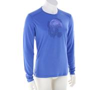 Icebreaker 200 Oasis Merino L/S Caballeros Camiseta M Azul