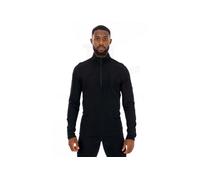 Icebreaker 200 Oasis Mérinos 1/2 Zip S Negro