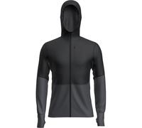 ICEBREAKER 200 Realfleece Descender Ls Zip H - Hombre - Negro - talla S- modelo 2025