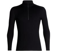 ICEBREAKER 260 Tech Ls Half Zip - Hombre - Negro - talla XS- modelo 2026
