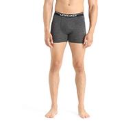 Icebreaker Anatomica Boxers Calzoncillos para Hombre - Ropa Interior de Lana Merina para Senderismo, Deportes de Invierno, Running, Gimnasio - Jet Heather, M