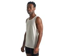 Icebreaker Anatomica Camiseta Deportiva de Tirantes para Hombre - Ropa Interior Térmica de Lana Merina para Senderismo, Deporte, Running, Gimnasio - Snow, M