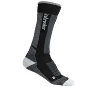 Icebreaker - Calcetines de esquí - M Merino Blend Ski+ Medium OTC Black/Ether/Graphite de Lana - Talla 47-49 - Negro Negro 47-49