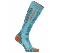 Icebreaker - Calcetines de esquí mujer - W Merino Blend Ski+ Medium OTC Mountain Contour Hydro/Trail/Atlantis para Mujer de Lana - Talla M - Verde Verde M
