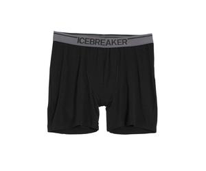 ICEBREAKER Calzoncillo deportivo 'Anatomica' gris oscuro / negro M gris oscuro / negro