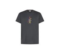 ICEBREAKER Camiseta funcional '150 Tech Lite Bear Tour' azul / marrón / antracita / rojo oscuro S EUR