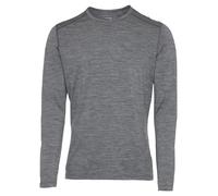Icebreaker - Ropa interior térmica - M Merino 200 Oasis LS Crewe Gritstone Heather de Lana - Talla XXL - Gris Gris XXL