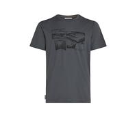 ICEBREAKER Camiseta funcional de hombre Journey 150 Tech gris | XXL