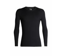ICEBREAKER Camiseta funcional de hombre Merino 200 Oasis LS negro | S