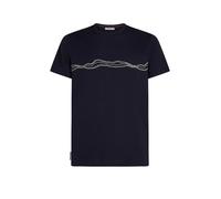 Icebreaker 150 Tech Lite SS Tee Mountain Pulse Caballeros T-Shirt L Azul oscuro