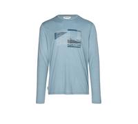 ICEBREAKER Camiseta funcional de hombre Peak Bal 150 Tech Lite azul claro | XL