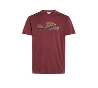 ICEBREAKER Camiseta funcional de hombre Transportage 150 Tech Lite rojo oscuro | M